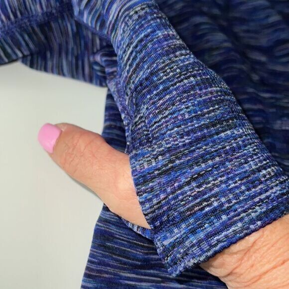 Athleta Fastest Track Space Dye Long Sleeve Workout Top Women's Size S - Picture 9 of 13